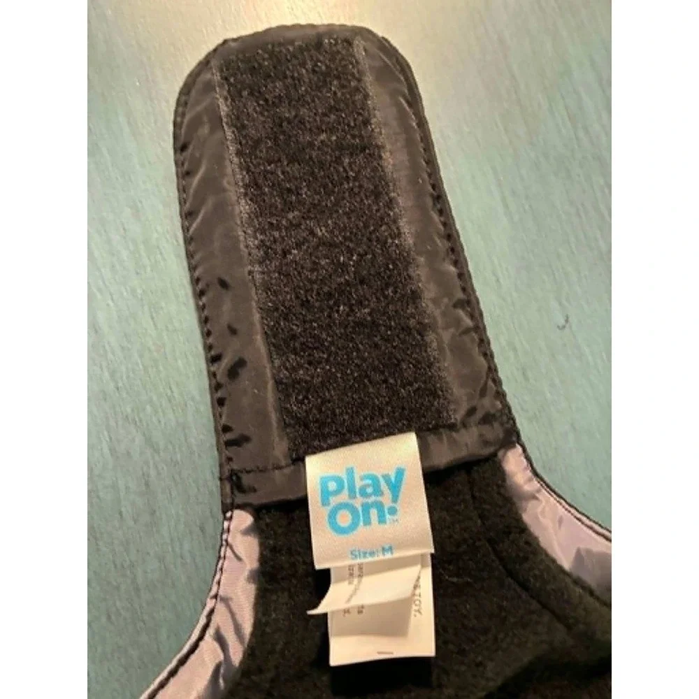 Play On 3-in-1 Pet Jacket Dog Size M Black Grey Excellent Multi-Layer Coat